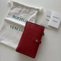 BOTTEGA VENETA 二つ折り財布 レッド