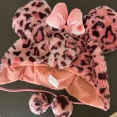 ヒョウ柄ミニー　ファンキャップ58cm