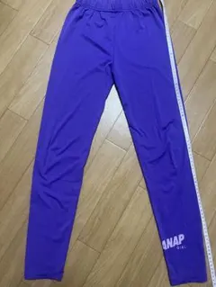 ANAP GIRL 紫 スパッツ Sサイズ