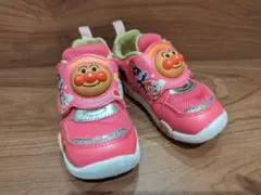 【14cm】アンパンマン ピンク キッズ スニーカー