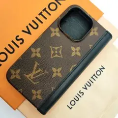 未使用級✨ルイヴィトン iphone15proケース 手帳型 モノグラムフォリオ