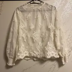 natural couture ナチュラルクチュールレースブラウス