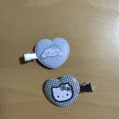 サンリオ　ハローキティ　シナモンヘアクリップ　前髪クリップ