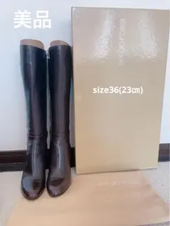 送料込み♡セルジオロッシ　ロングブーツ　ブラウンのサムネイル