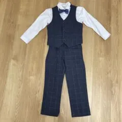 zz.luxi フォーマルスーツ 130 ネイビー