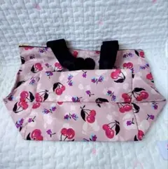 【アナスイ】エコバッグ（巾着ケース付） チェリー柄 タグ付き