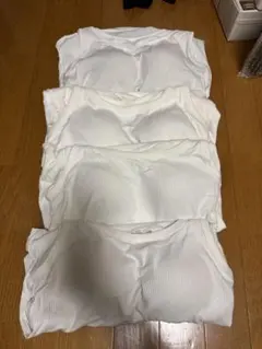 ユニクロ　 ホワイト　エアリズム　ブラトップ 4枚セット