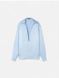 【新品】VERSACE ヒョンジン着用　水色長袖シャツのサムネイル