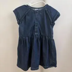 未着用　プチバトー　デニムワンピースのサムネイル