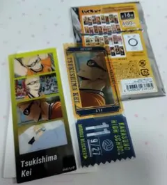 ハイキュー トレーディングフォトグレイステッカー 月島蛍