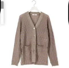 VENIT shirring knit cardigan