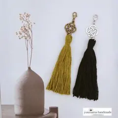 ❖4804❖ タッセルキーホルダー　2個セット