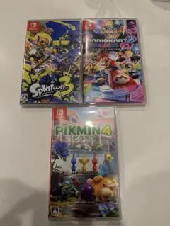Switch マリオカート8 ピクミン4 スプラトゥーン3 セット