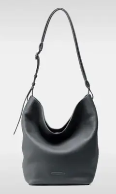 objcts.io 完売レザーショルダーバッグ グレー ミディアムのサムネイル