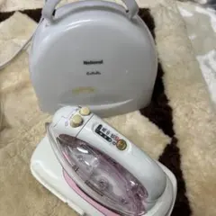 コードレス　スチーム　アイロン ピンク CaRuRu　ナショナル　2005年製