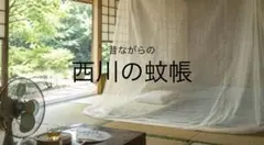 風をまとう、昔ながらの涼やか時間。 西川の交織麻蚊帳、やさしい眠りの結界。のサムネイル