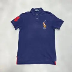 polo ralph lauren 半袖ポロシャツ ビッグポニー ネイビー - メルカリ