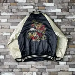 り*ら様 古着 90s vintage スカジャン 東洋 刺繍 イーグル - メルカリ