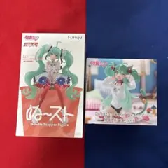 初音ミク ぬーどるストッパー　猫耳Tシャツ　フィギュア セットのサムネイル
