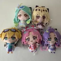 ★探偵プリキュア！ ぬいぐるみちゃーむvol.1 全5種コンプリートセットのサムネイル