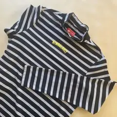 ニューバランス ゴルフ タートルネックストライプシャツ