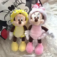 【タグ付】ディズニーストア 福袋 干支 ぬいぐるみミッキー ミニー 蛇 2025