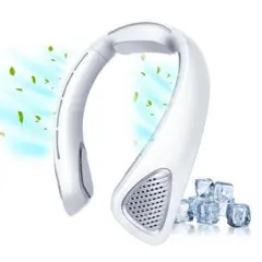 【売りつくし】ネックファン 小型 360°自由調節可 超軽量 U型 大風量 静音