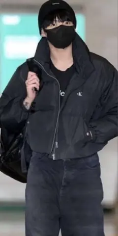 Calvin Klein 黒 ジョングク着用 廃盤 ダウンジャケット