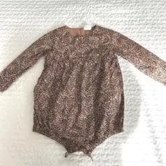 H&M 花柄長袖ロンパース　6m