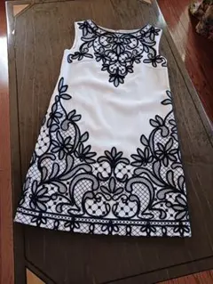 ☆グレースコンチネンタル☆トリアセコード刺繍レースワンピース