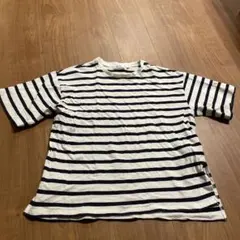ニコアンド　niko ボーダー　Tシャツ　半袖　レディース
