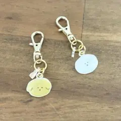 ドッグチャーム 2個セット ハンドメイド　キーホルダー