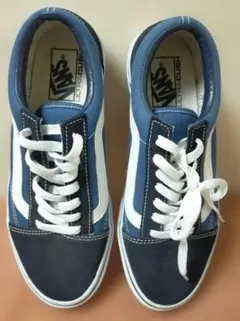 ◆used◆VANS ヴァンズ オールドスクール スニーカー バンズ ネイビー
