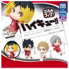 ハイキューでふぉフィグ音駒高校キーホルダー