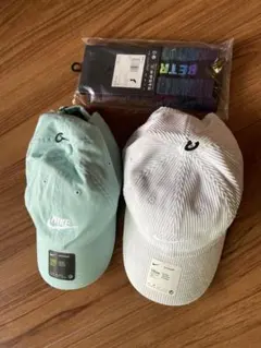 Nike ベースボールキャップ2個とソックスセット
