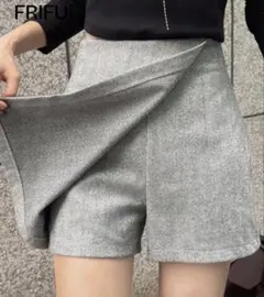 【新品未使用】FRIFUL DAZY インパン付き ミニスカート　グレー M