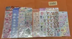サンリオ　4サイズステッカー　ぷくっとシール　ぷくキラシール　オーロラシール