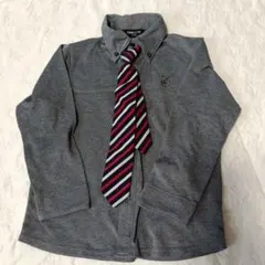 COMME CA ISM ボタンダウンシャツ 110A ネクタイ付き