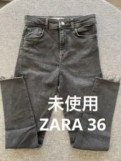 ZARA スキニーブラックデニム
