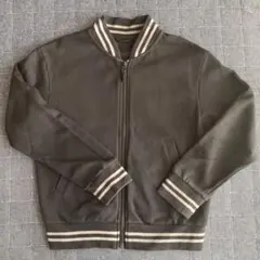 UNIQLO ユニクロ キッズ スウェット ブルゾン 140 ブラック