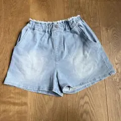 160cm ライトブルー　ショートパンツ　devirock デビロック