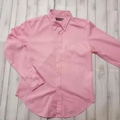 ラルフローレン ボタンダウン シャツ 長袖 11 M  ピンク