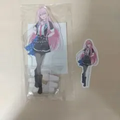 劇場版プロジェクトセカイ　ラッキーくじ　巡音ルカ　アクリルスタンド　ステッカー