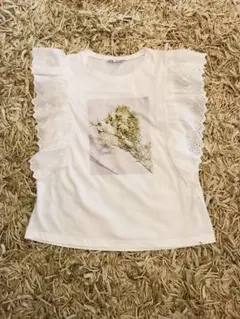 ZARA カットソー　ホワイト　S 美品