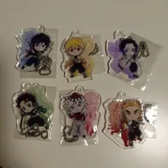 鬼滅の刃　一番くじ　きゅんキャラアクリルチャーム　G賞　6点セット