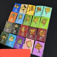 超希少 20種セット TDR 25周年 ピンバッジ 鍵チャーム付 新品 未開封