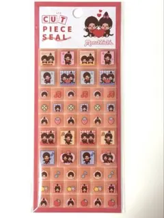 【正規品・匿名配送】もんちっち カットピース シール タイルシール オレンジ