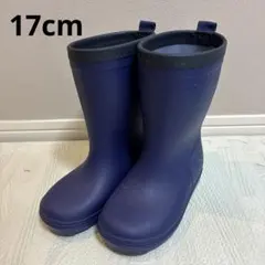 17 長靴　レインブーツ　濃紺　ネイビー