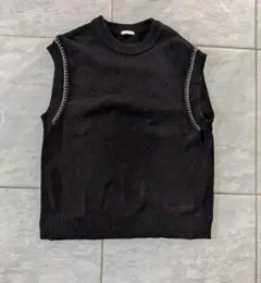 GU ノースリーブベスト ブラック