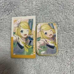 プロセカ 鏡音リン エピカ スクエア缶バッジ